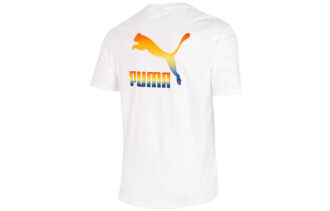 Regnbågslogotyp T-shirt ”Vit”