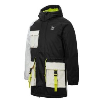 Retro Block Dunjacka ”Svart Vit”