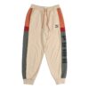 Retro Block Sweatpants ”Beige Grå Röd Svart”