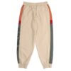 Retro Block Sweatpants ”Beige Grå Röd Svart”