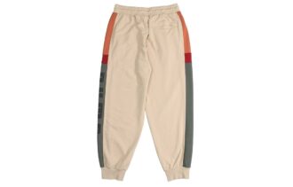 Retro Block Sweatpants ”Beige Grå Röd Svart”