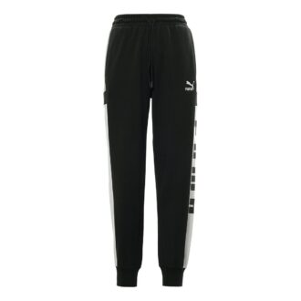 Retro Block Sweatpants ”Svart Vit Grå”