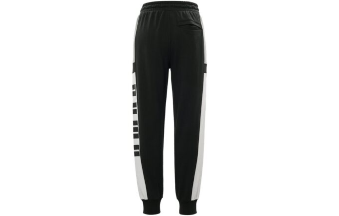 Retro Block Sweatpants ”Svart Vit Grå”