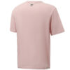 Rolig Logotyp Tryck Sport Rund Hals Kortärmad Rosa Röd