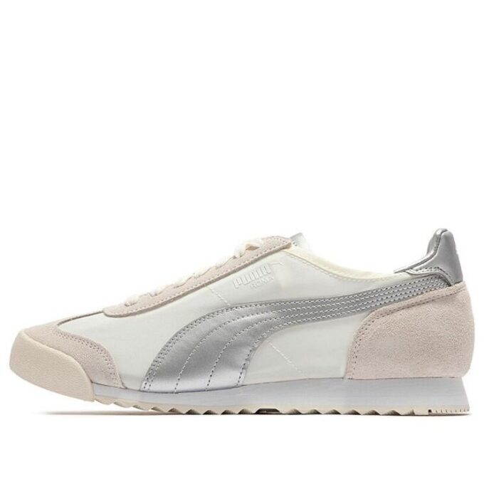 Roma OG Nylon Metallic ”Viskning Vit Silver”