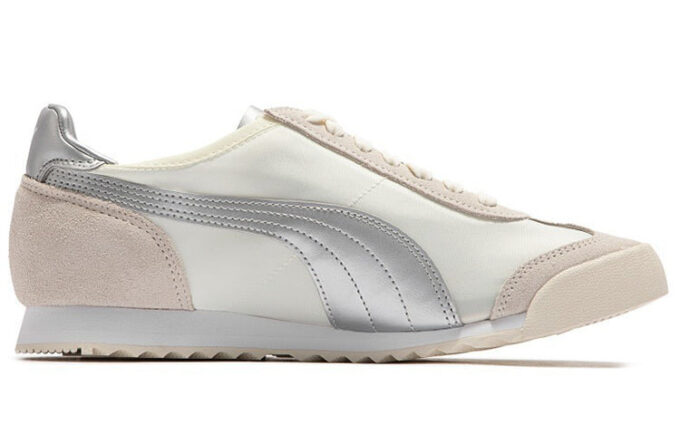 Roma OG Nylon Metallic ”Viskning Vit Silver”
