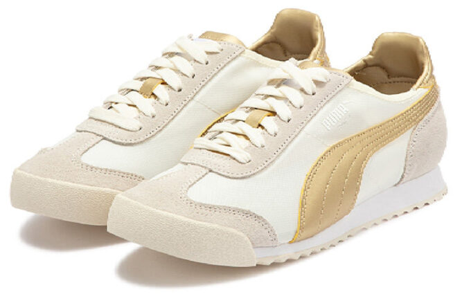 Roma OG Nylon ”Metallisk – Whisper White Team Gold”