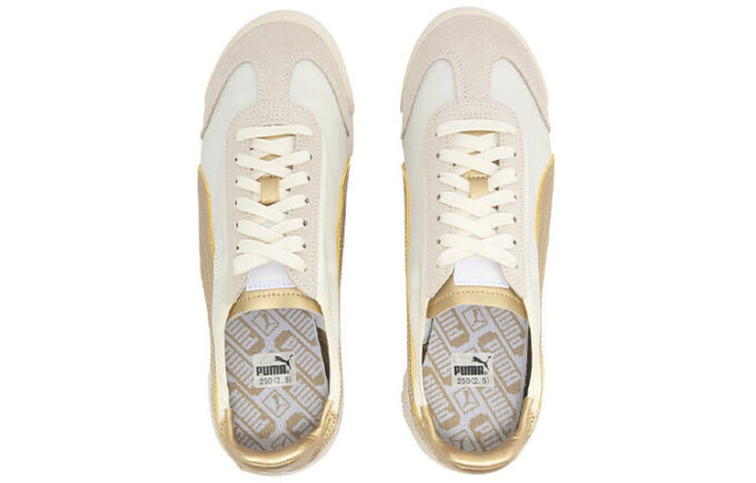 Roma OG Nylon ”Metallisk – Whisper White Team Gold”