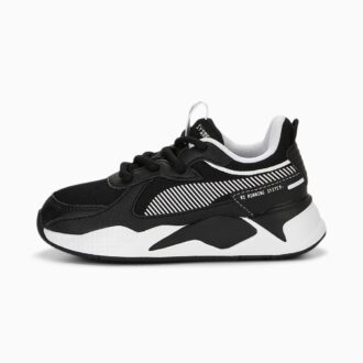 RS-X svarta och vita sneakers för små barn
