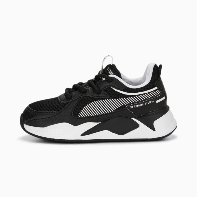 RS-X svarta och vita sneakers för små barn