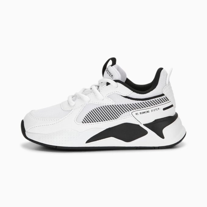 RS-X svarta och vita sneakers för små barn