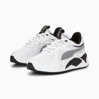 RS-X svarta och vita sneakers för små barn