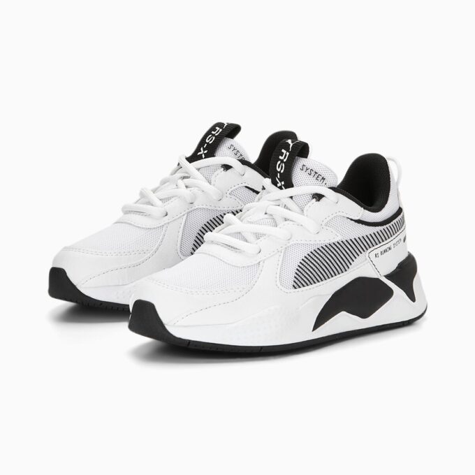 RS-X svarta och vita sneakers för små barn