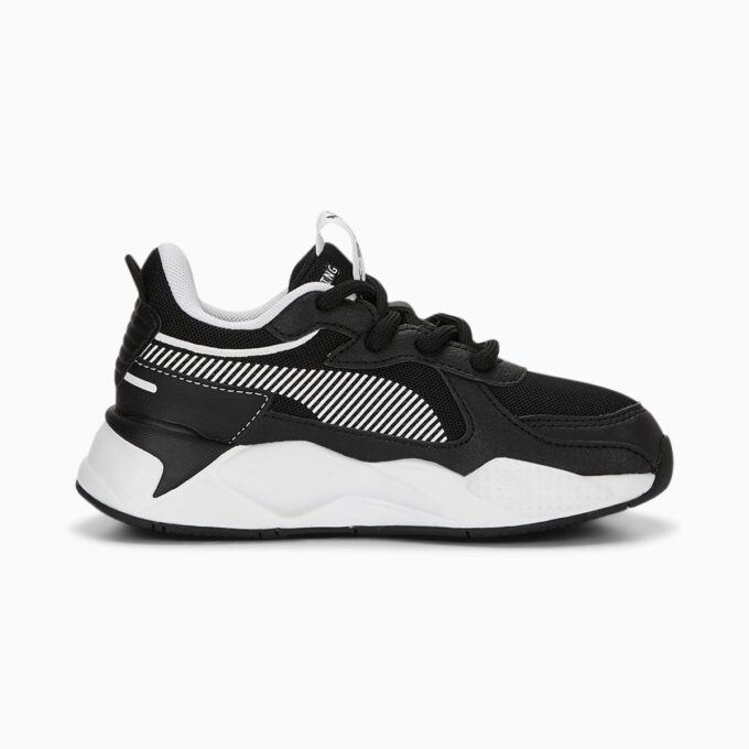 RS-X svarta och vita sneakers för små barn