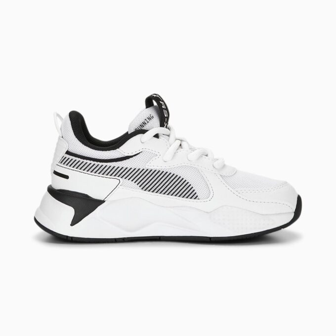 RS-X svarta och vita sneakers för små barn