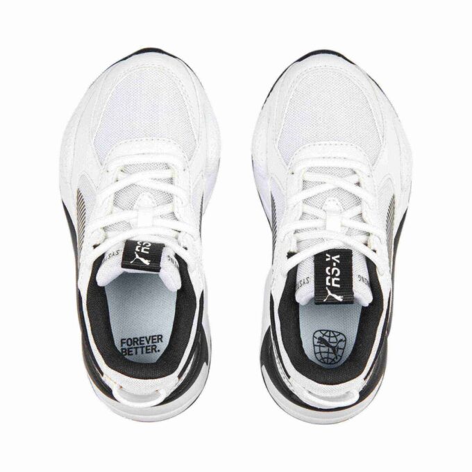 RS-X svarta och vita sneakers för små barn
