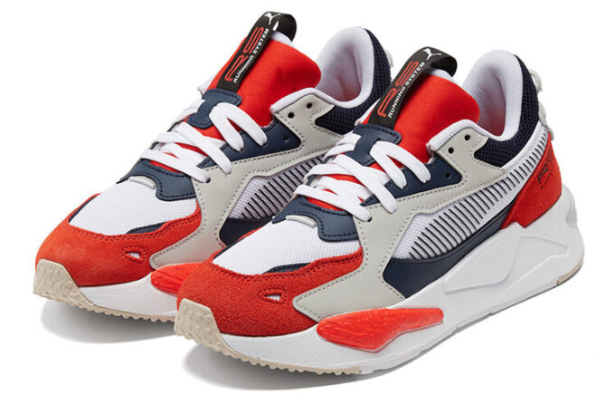 RS-Z Stötdämpande Halkfri Retro Sport ”Röd Vit”