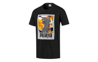 Sakura Pack Graphic Crew T-shirt ”Svart Vit Gul”