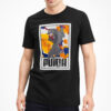 Sakura Pack Graphic Crew T-shirt ”Svart Vit Gul”