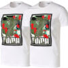 Sakura Pack Graphic Crew T-shirt ”Vit Svart Röd”