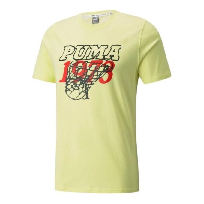 Scouted kortärmad basket-T-shirt ”Gul svart röd”