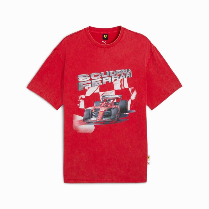 Scuderia Ferrari Herr T-shirt med grafisk design Scuderia Ferrari Herr T-shirt med grafisk design