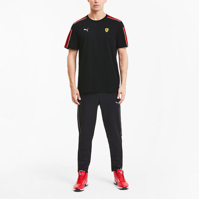 Scuderia Ferrari Race T7 T-shirt ”Svart Vit Röd”