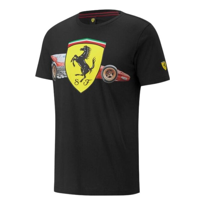 Scuderia Ferrari Shield T-shirt ”Svart”