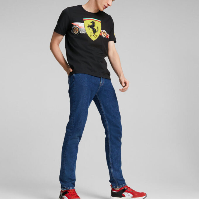 Scuderia Ferrari Shield T-shirt ”Svart”