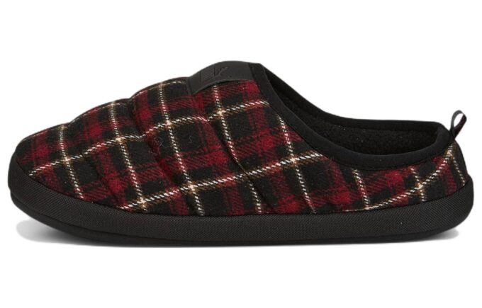 Scuff Flannel Slip-On ”Svart Röd”