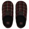 Scuff Flannel Slip-On ”Svart Röd”