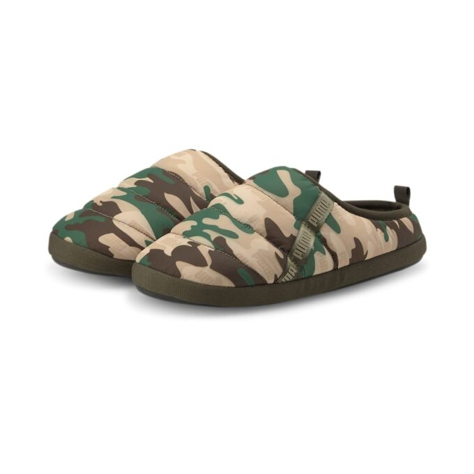 Scuff-tofflor ”Camo – Skogsnatt”