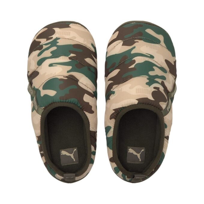 Scuff-tofflor ”Camo – Skogsnatt”