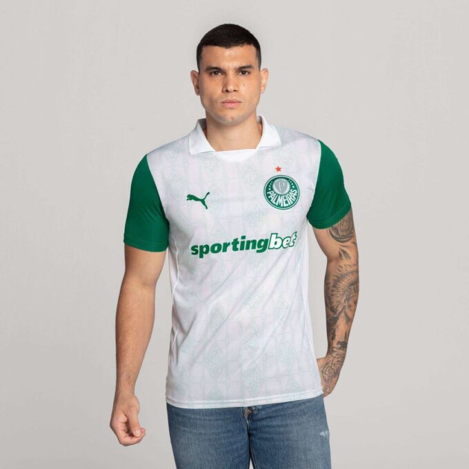 SE Palmeiras Torcedor ’25 Away Men fotbollströja SE Palmeiras Torcedor ’25 Away Men fotbollströja