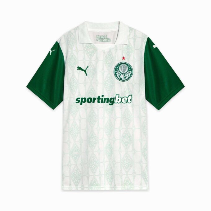 SE Palmeiras Torcedor ’25 Away Men fotbollströja SE Palmeiras Torcedor ’25 Away Men fotbollströja