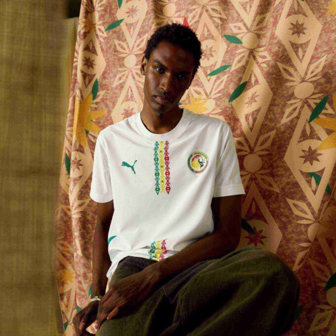 Senegal 2025 Herr Hemmatröja Replika Fotboll Senegal 2025 Herr Hemmatröja Replika Fotboll