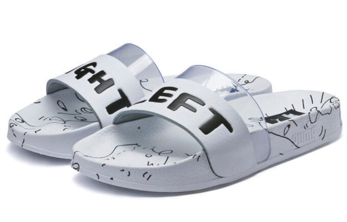 Shantell Martin x Leadcat Slide ”Vit Svart”