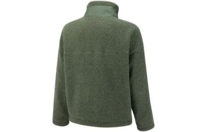 Sherpajacka med påsydda fickor ”Grön”