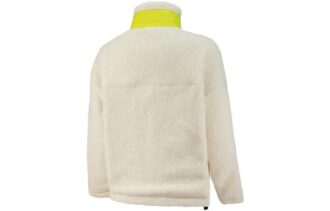Sherpajacka med påsydda fickor ”Vit”
