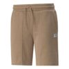 Shorts med liten logotyp ”Brun”