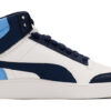 Shuffle Mid Mid Tops Casual Skateboardskor Unisex Blå Vita