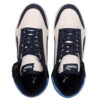 Shuffle Mid Mid Tops Casual Skateboardskor Unisex Blå Vita