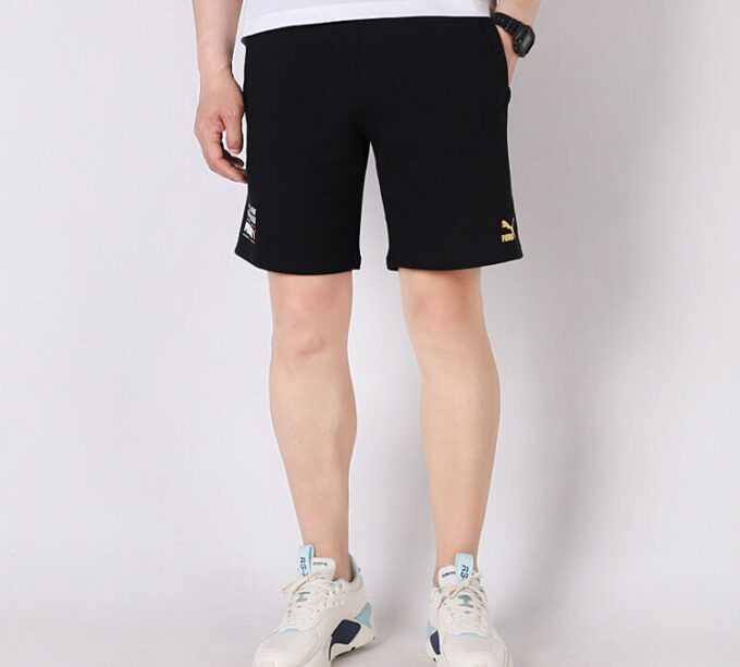 Skräddarsydda för sport Worldhood Shorts ”Svart Vit Orange”