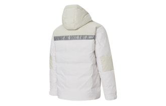 Skyddande dunjacka ”Vit Beige”