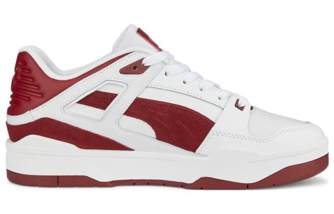 Slipstream Suede FS ”Vit Intensivröd”