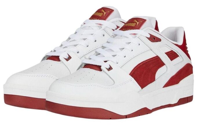 Slipstream Suede FS ”Vit Intensivröd”
