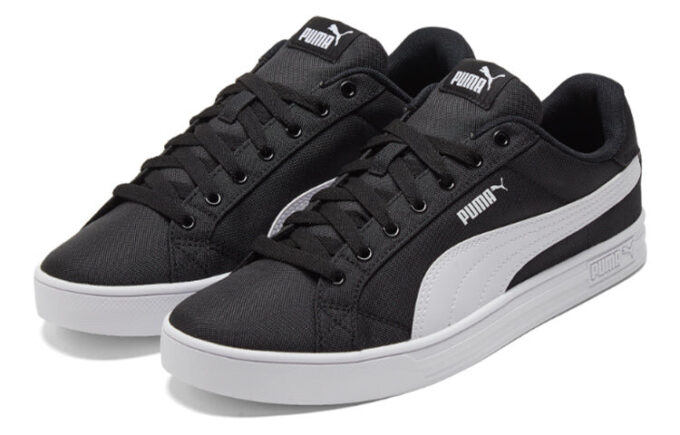 Smash Vulc Retro Casual Skateboardskor Unisex Svarta