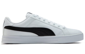 Smash Vulc Retro Casual Skateboardskor Unisex Vita Svarta Skor ”Vita Svarta”