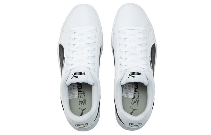 Smash Vulc Retro Casual Skateboardskor Unisex Vita Svarta Skor ”Vita Svarta”