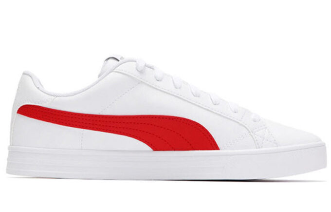 Smash Vulc V3 Lo ”Vit Hög Risk Röd”